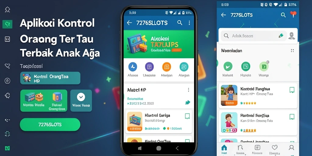 Antarmuka <strong>7276SLOTS</strong> yang intuitif untuk kontrol orang tua.