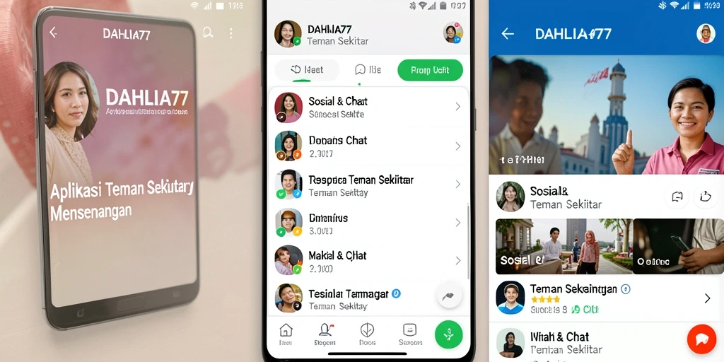 Tampilan antarmuka aplikasi DAHLIA77 yang menarik dan fungsional.