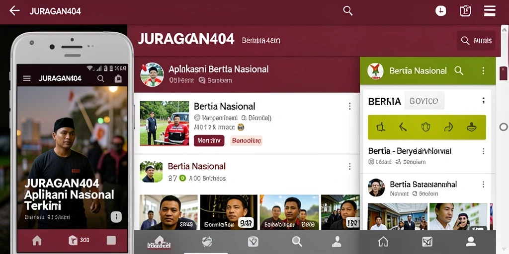 Tampilan antarmuka aplikasi JURAGAN404 yang modern dan informatif.