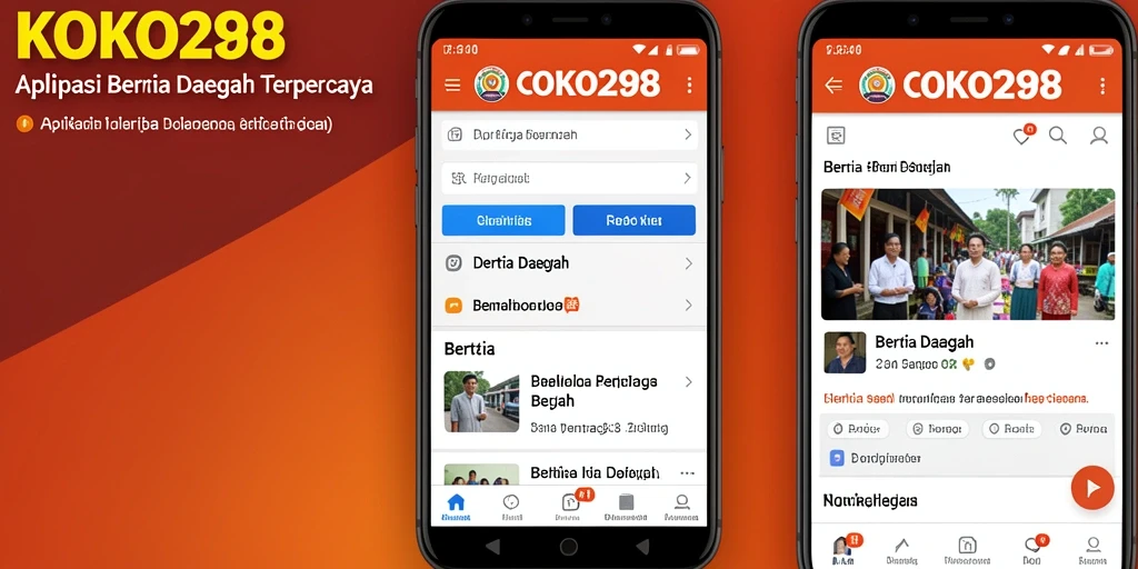 Tampilan antarmuka KOKO288 yang modern dan informatif.